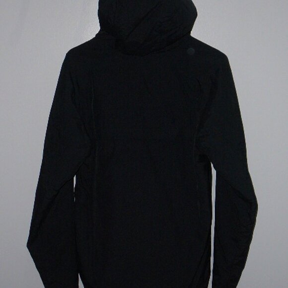 Pull & Bear Apparel Co Men's Navy Blue Hooded 1/4 Zip Long Sleeve Coat EU-S MX36 - Picture 4 of 6